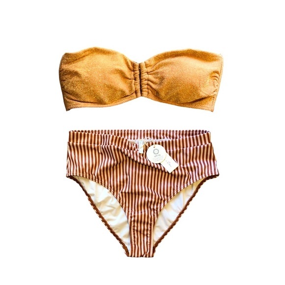 NWT Rylee + Cru Rust Bikini Set | XL - Picture 1 of 13